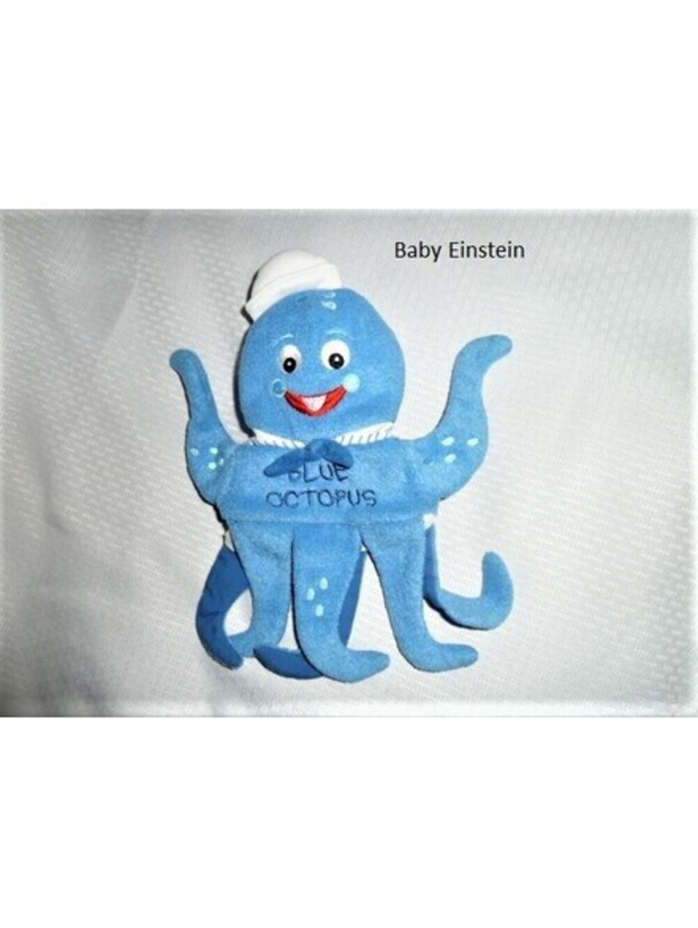 Baby Einstein Blue Octopus plush Puppet 9"
